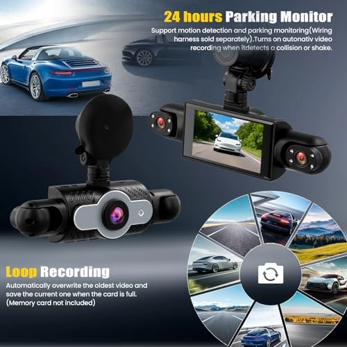4 Channel Dash Cam - 1080P