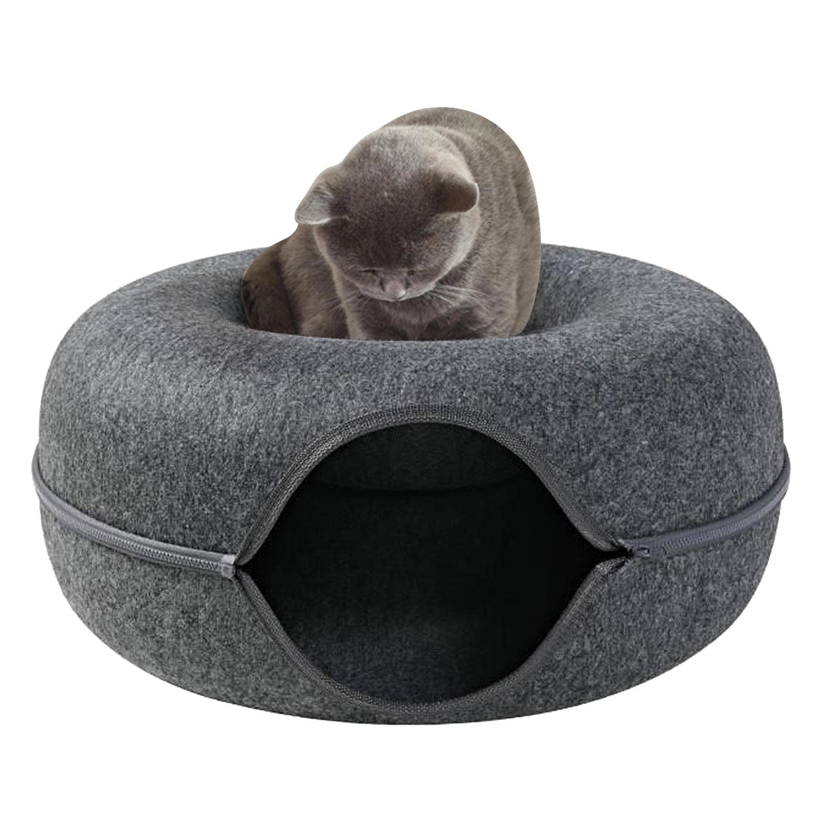 Cat Tunnel Bed - About 50x50x20cm Felt