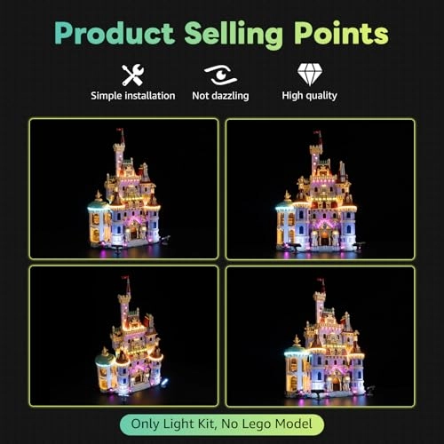 LED Lighting Kit (43263) - Beauty and The Beast Castle