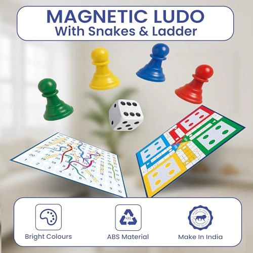 Snakes and Ladders - Magnetic Travelling + Ludo