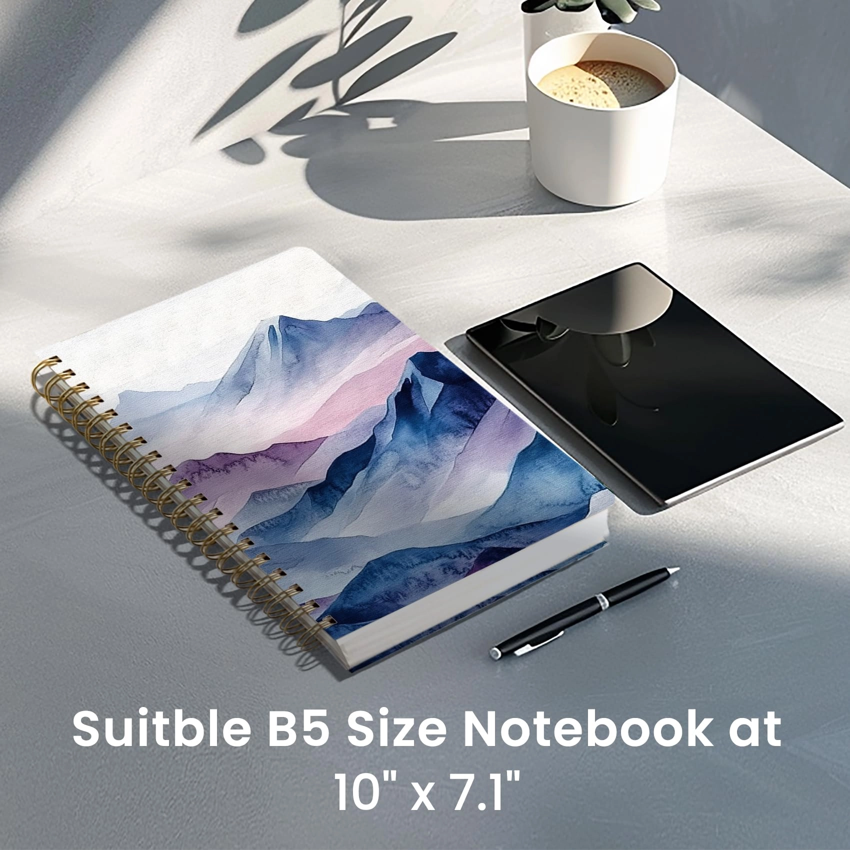 Spiral Notebook B5 Spiral - Lined 300 Pages