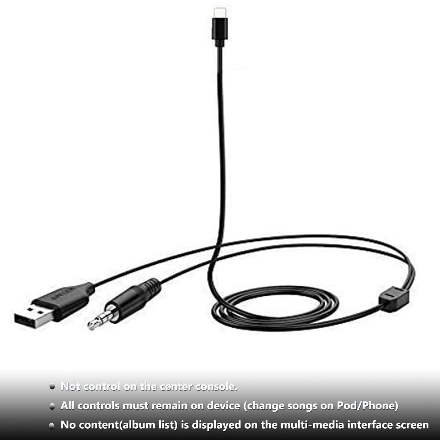 Auxillary Input Connector Car AUX Cable - 3.5mm