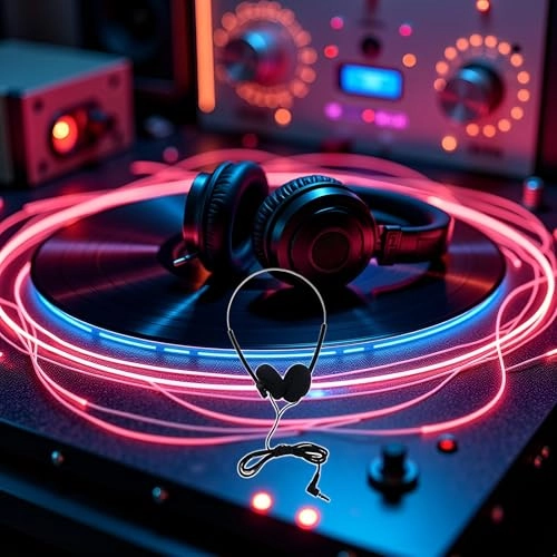 Retro Over-Ear Wired Headphone