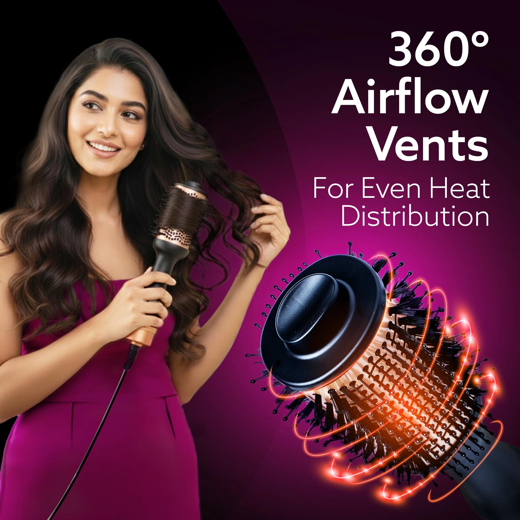 HV2179 - Hot Air Brush 1200W Ceramic