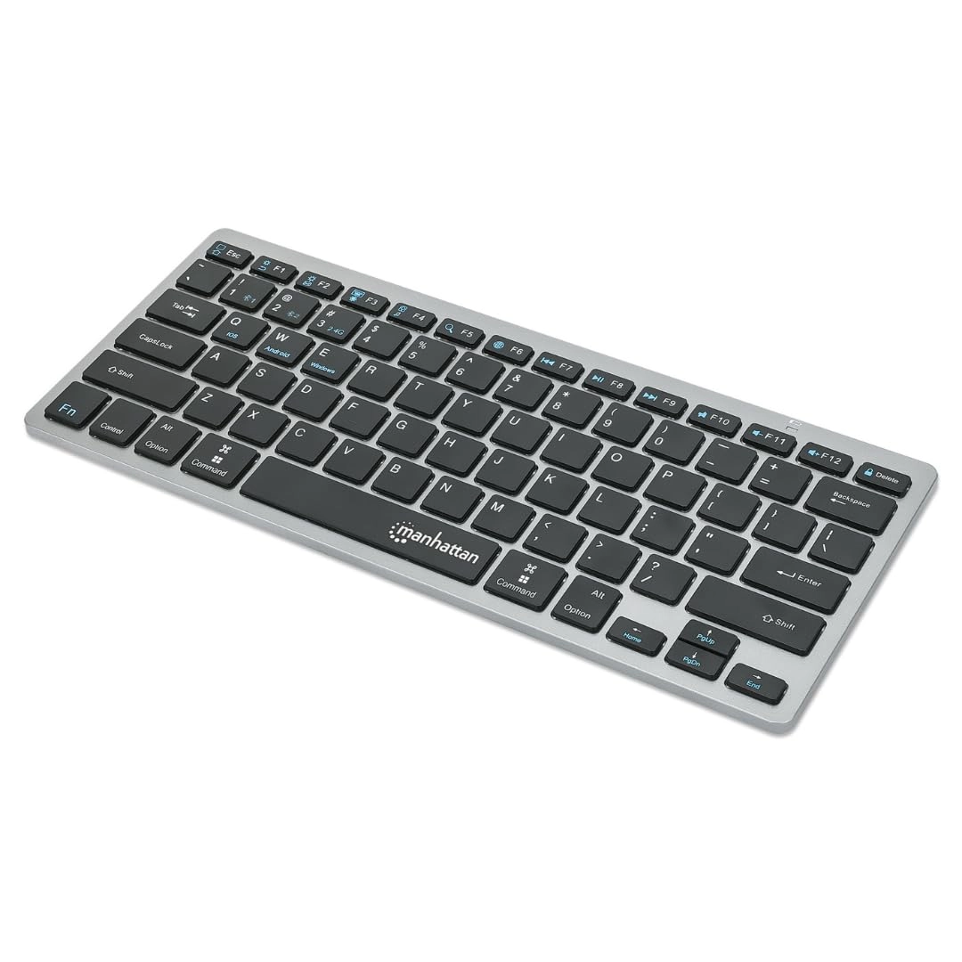 Manhattan Ultra Slim Dual-Mode Wireless Keyboard - Wireless