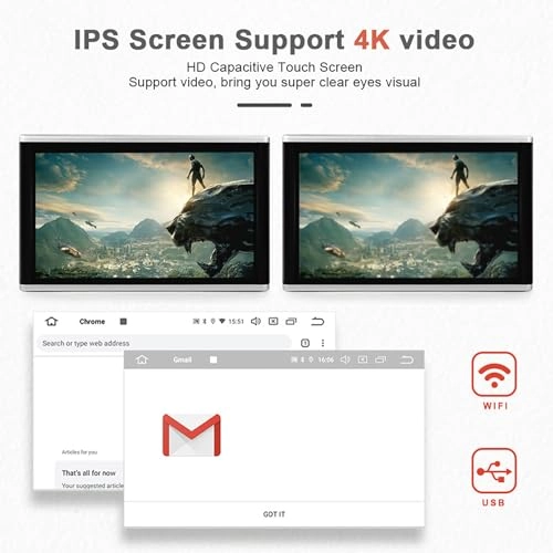 Car Headrest Video Player - 10.1"