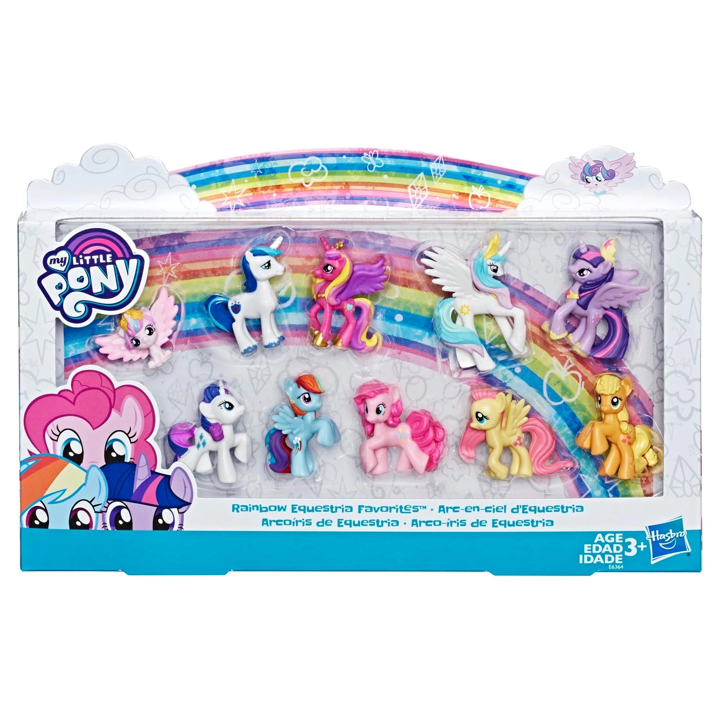 Rainbow Equestria Favorites - 3 Years 10 pcs