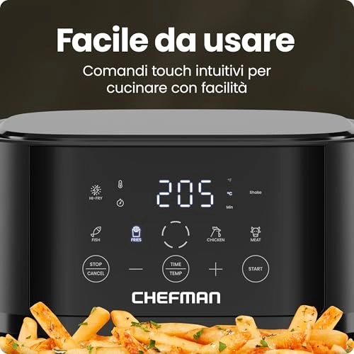 ChefmanTurboFry Touch Easy-View RJ38-4TW-BLK-DS-EU