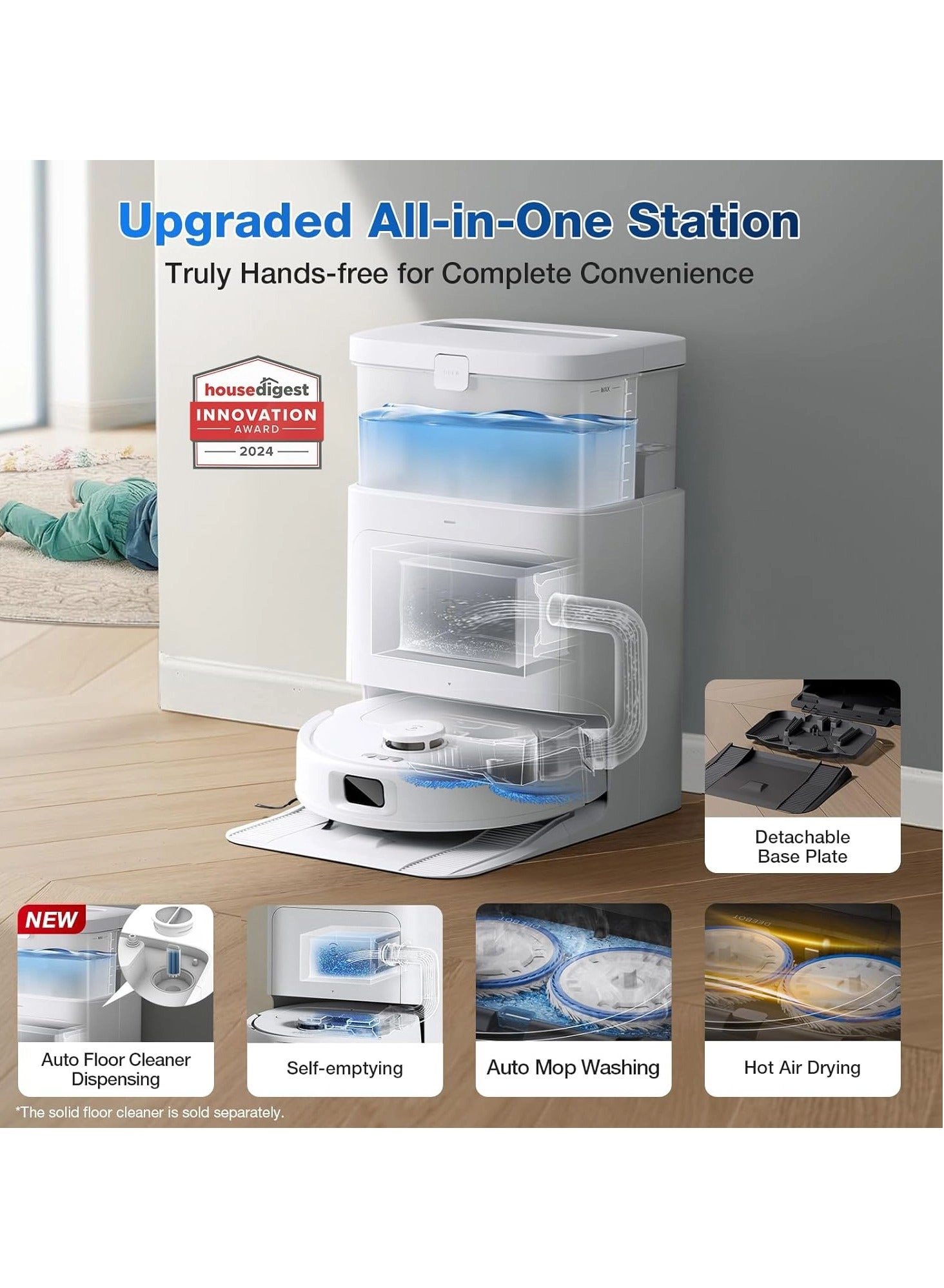 DEEBOT N30 PRO OMNI - OMNI Station, Self-Empty Station