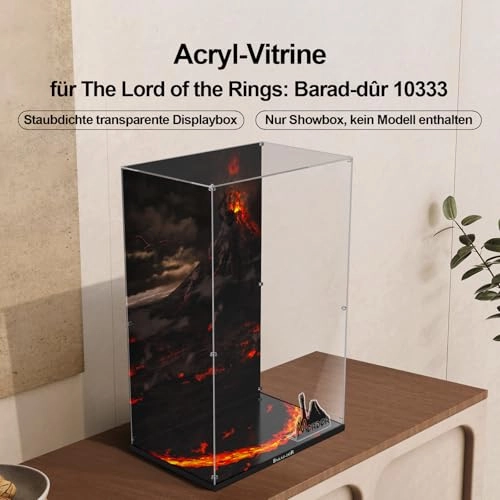 Acrylic Display Case for LEGO 10333 The Lord of the Rings: Barad-dür