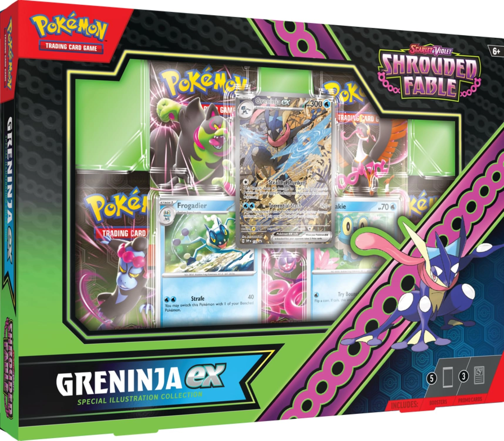 Pokmon SV6.5 Shrouded Fable Special Collection - Greninja EX