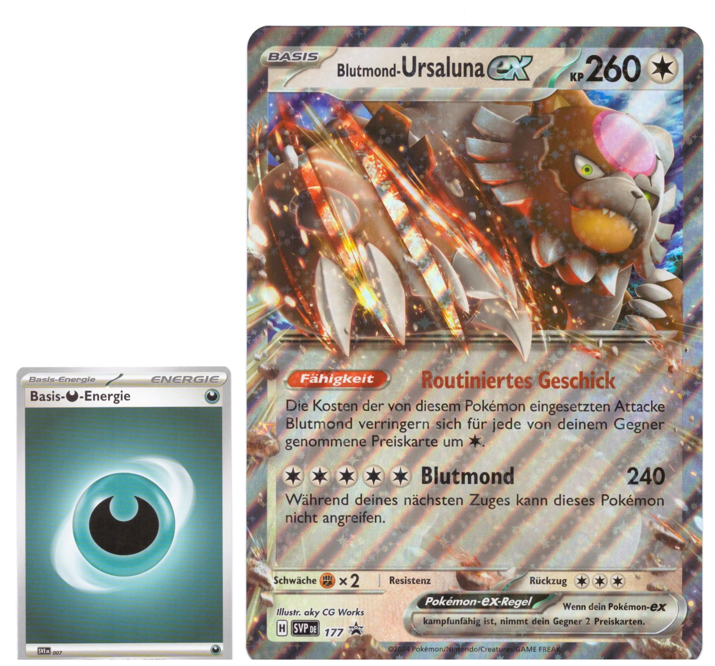BB-Toy-Trades TCG PKM Blood Moon Ursaluna ex SVP177 - German