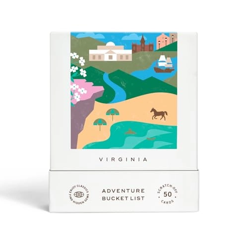 Virginia Adventure Bucket List - 50 Scratch-Off Cards