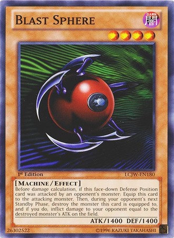 Yu-Gi-Oh! Blast Sphere LCJW-EN180 - Legendary Collection 4: Joey's World 1st Edition