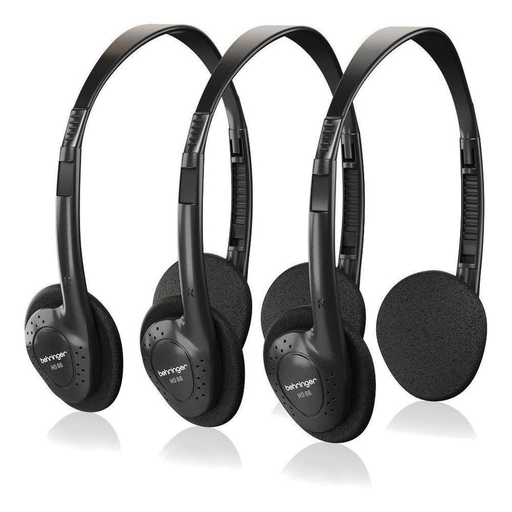Behringer HO66 - Stereo Headphones 3 Multipack