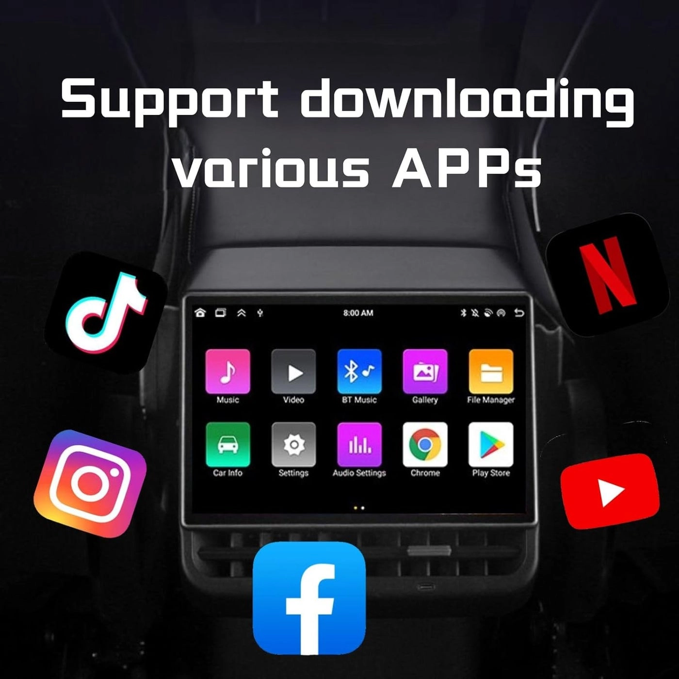 Rear Display - 8.66 inch