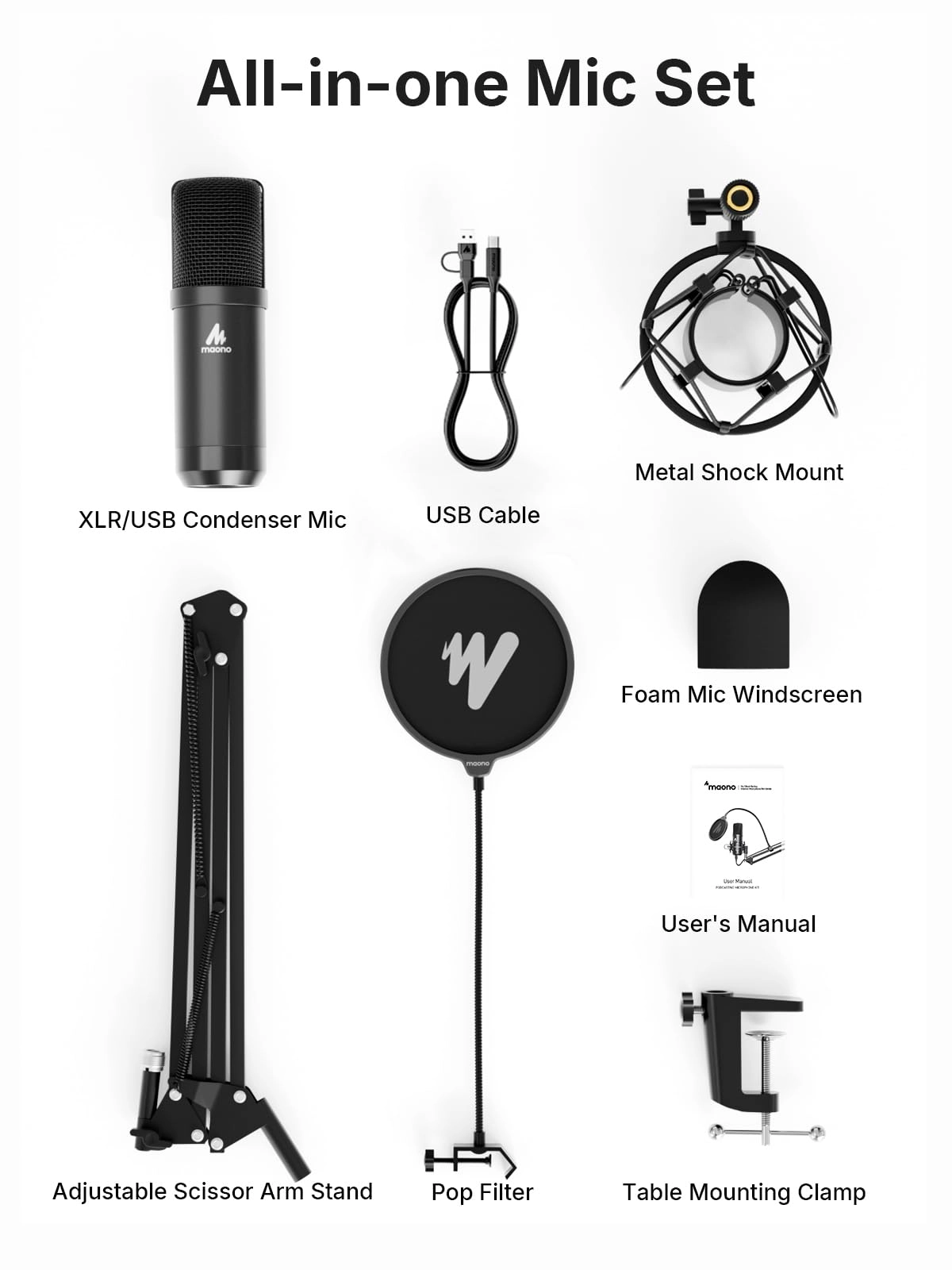 AU-A04 USB Microphone