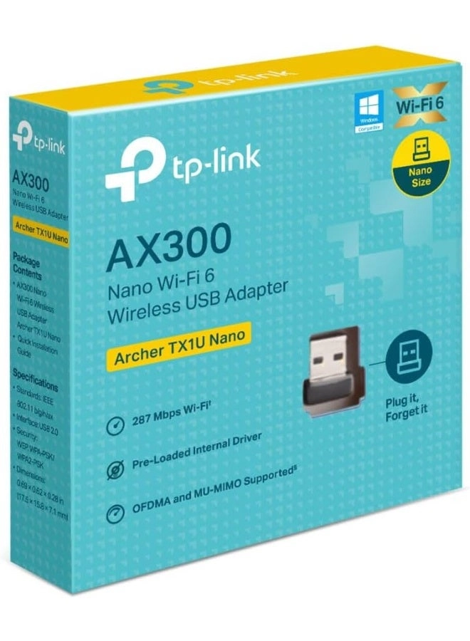 Archer TX1U Nano - Wi-Fi 6 USB Wireless