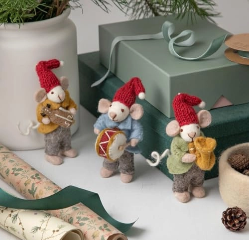Orchestral Mouse with Violin - 12 cm
