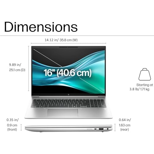 EliteBook EliteBook 860 G11 - 16'' Ultra 7 155U 16GB DDR5 1TB PCIe SSD