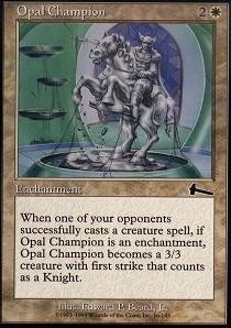 Wizards of the Coast Opal Champion - Urza's Legacy - White Enchantment Common