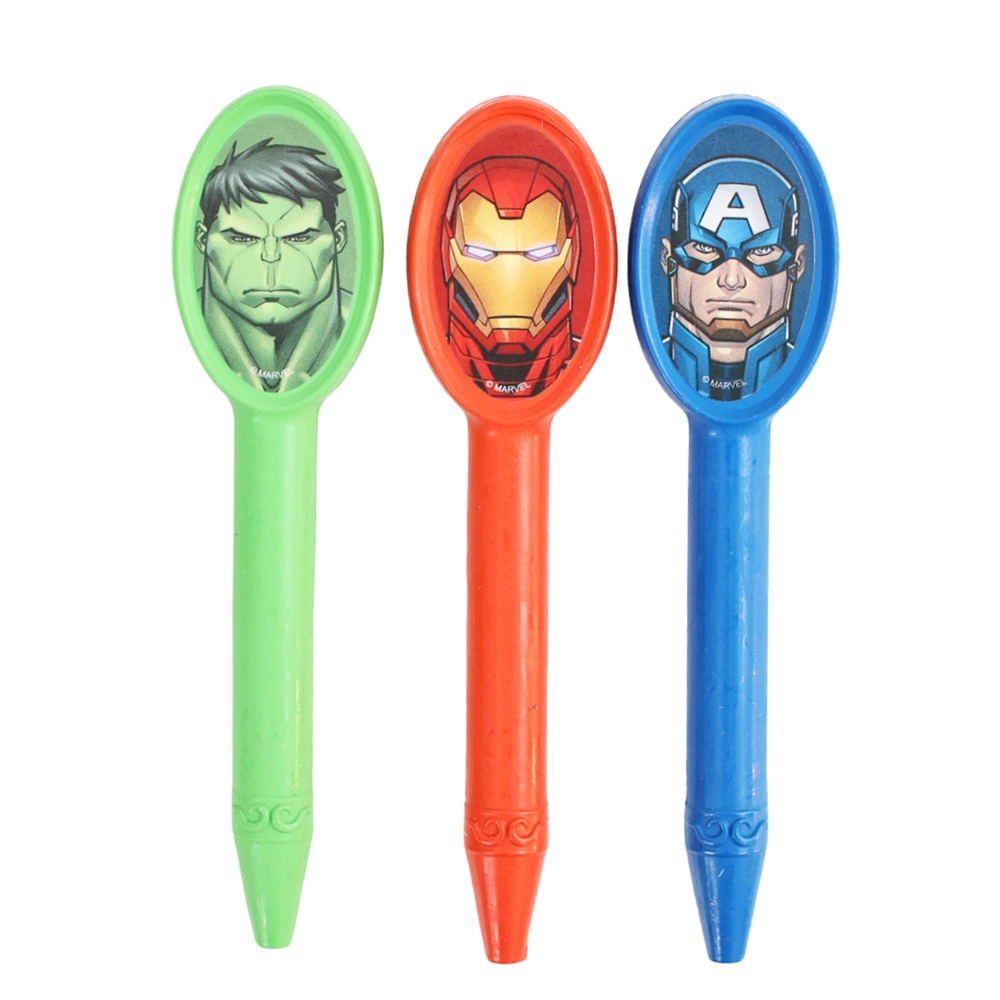 Avengers Activity Book and Shaped Crayons - 3+ years 4 pcs