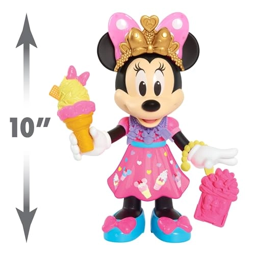 Minnie Mouse Doll - 10-Inch Interactive Light-up Bow Sounds Ages 3+