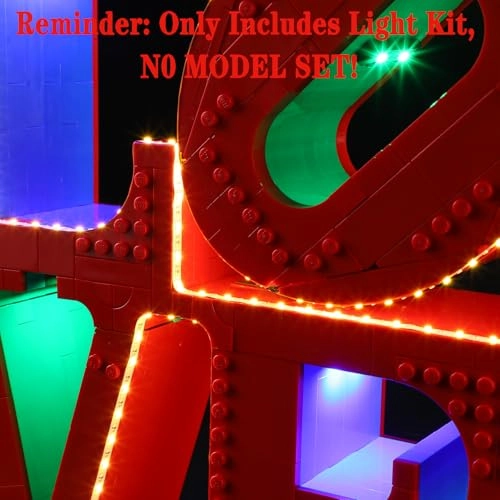 LED Lighting Kit for LEGO Love Art 31214