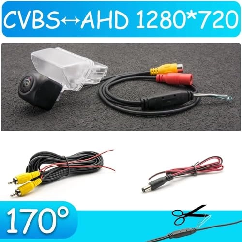 Fisheye Rear View Camera - RCA 720P