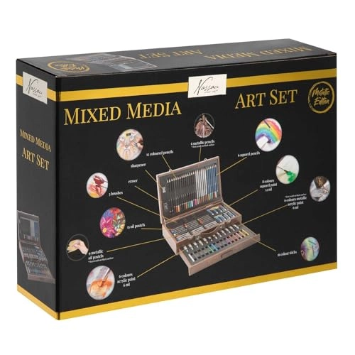 Nassau - Mixed Media Art Set - 91 pcs