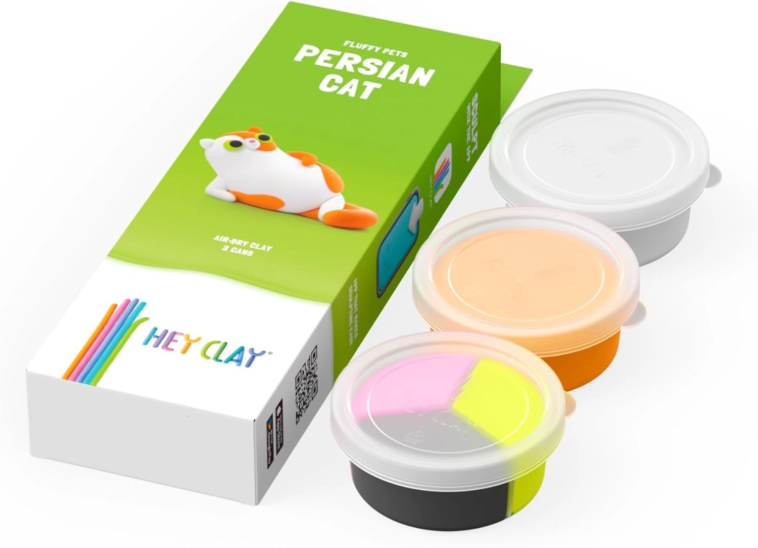 HEY CLAY Fluffy Pets Persian Cat - 3+ years 3 Can