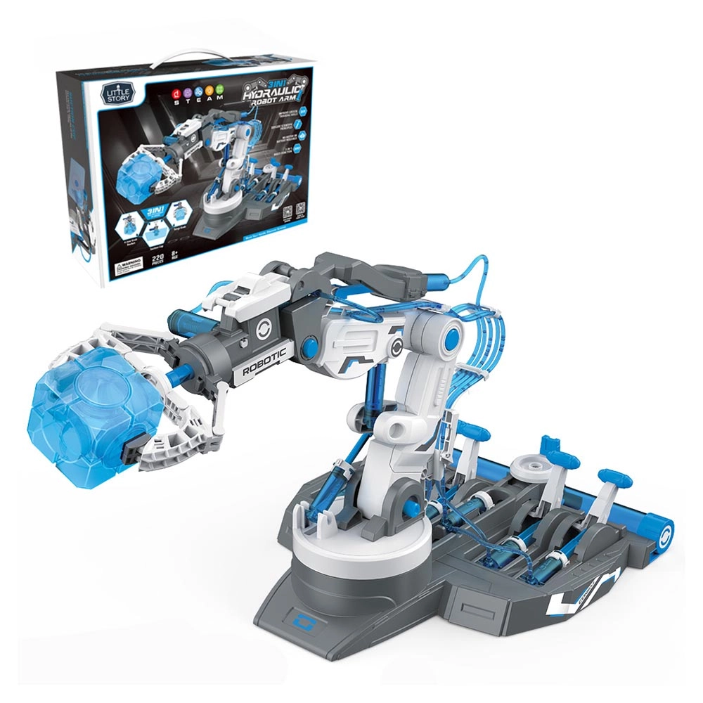 3-In-1 Mechanical/Robotic Arm Toy - 220 pcs Hydraulic