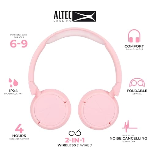 Kid Safe Noise Cancelling Wireless Headphone