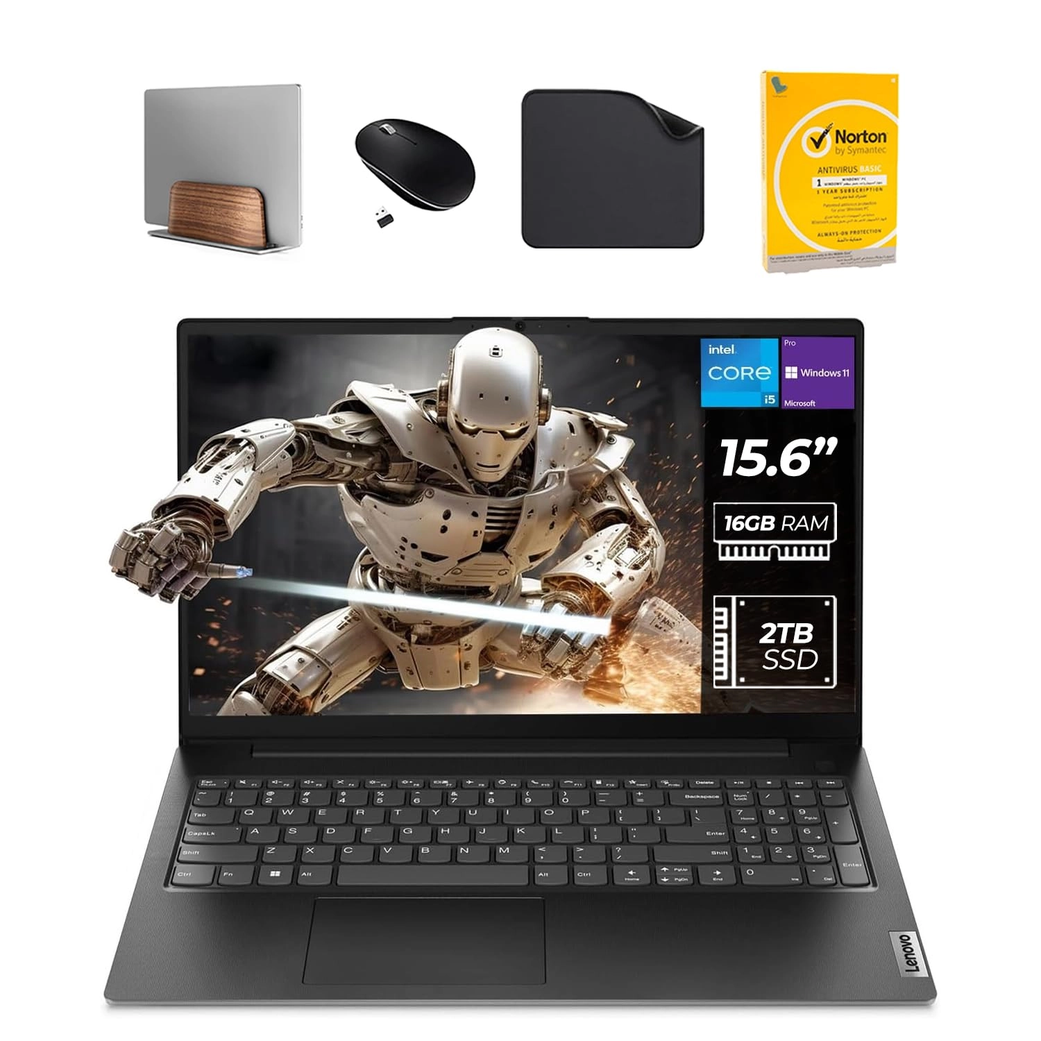 Lenovo V15 Gen 4 - 15.6'' i5-13420H 16GB DDR4 2TB SSD Bundle