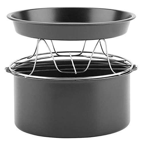 Cake Tin + Pizza Tray + Grill Rack - Carbon steel,stainless steel. 3pcs