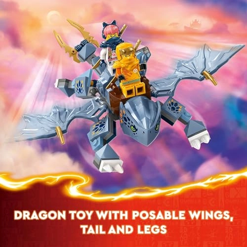 NINJAGO Young Dragon Riyu (71810) - Minifigures Book & Surprise Stickers
