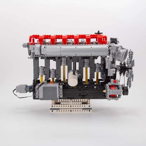 Inline 6-Cylinder SOHC Turbocharged Engine Building Blocks Set - 2013 pcs