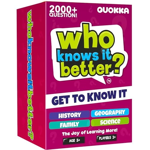 Who Knows Better? - 5+ 4 pieces