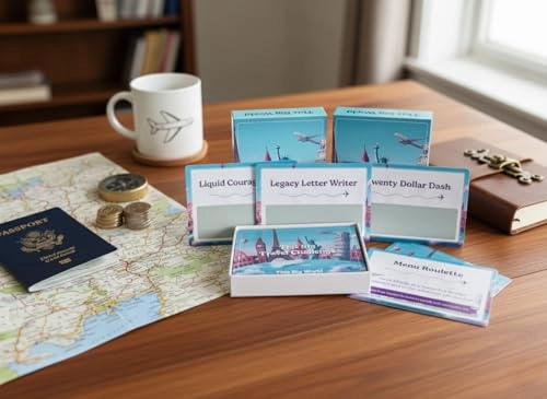 This Big World Scratch-Off Travel Challenge Cards - English 12 months and up