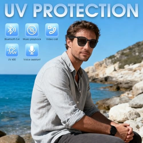 QT-35 - Bluetooth 5.4 140 Languages Black Frame Grey Lens