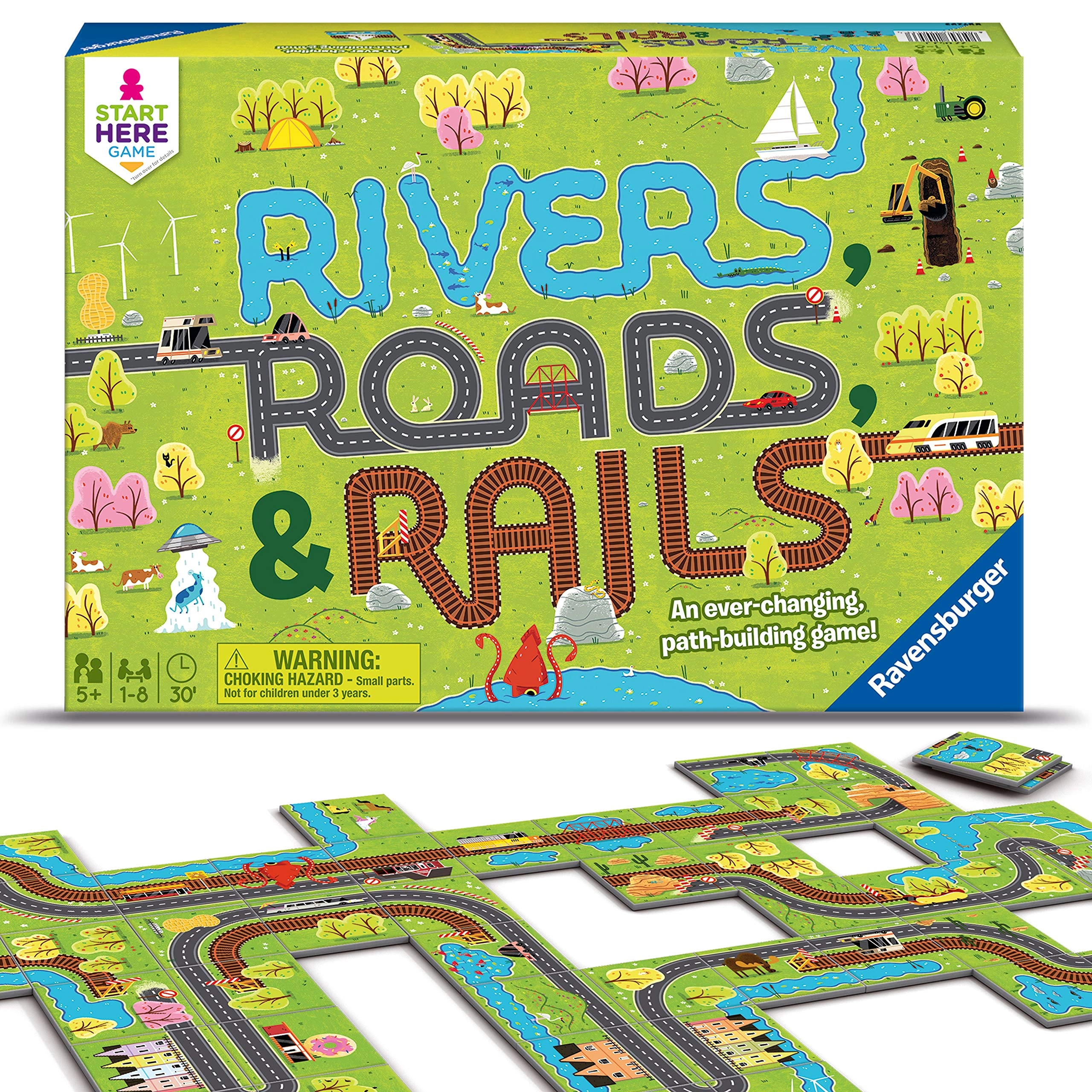 Ravensburger Rivers, Roads And Rails