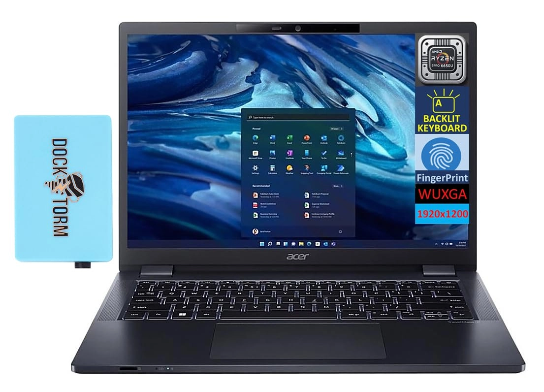 Acer TravelMate P4 TMP41441R854US - 14'' Ryzen 5 PRO 6650U 16GB DDR5 512GB SSD