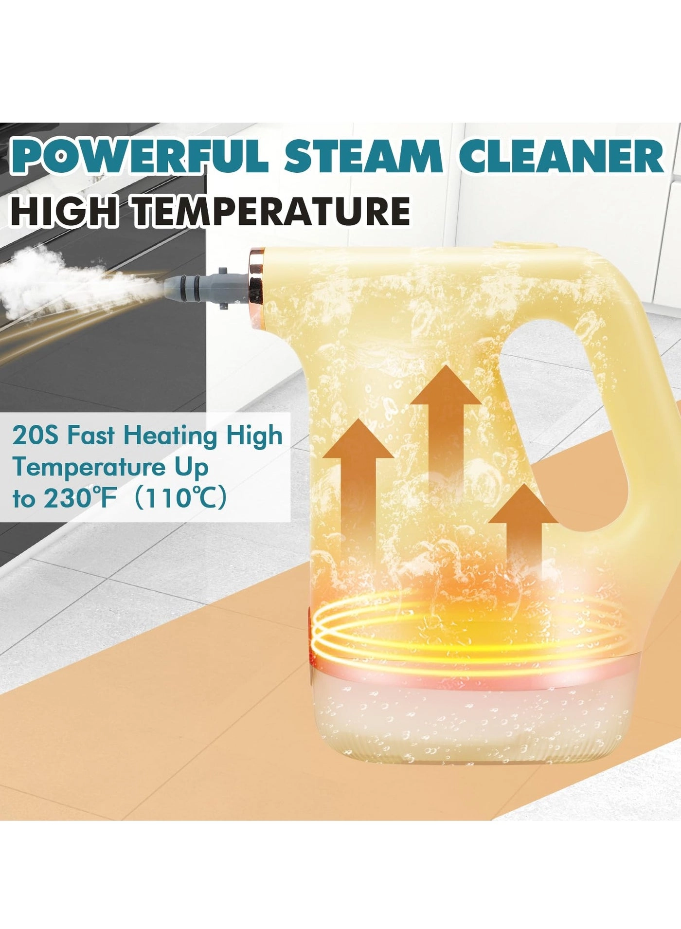 Handheld Steam Cleaner - 2.8-3.2Bar 350 ml