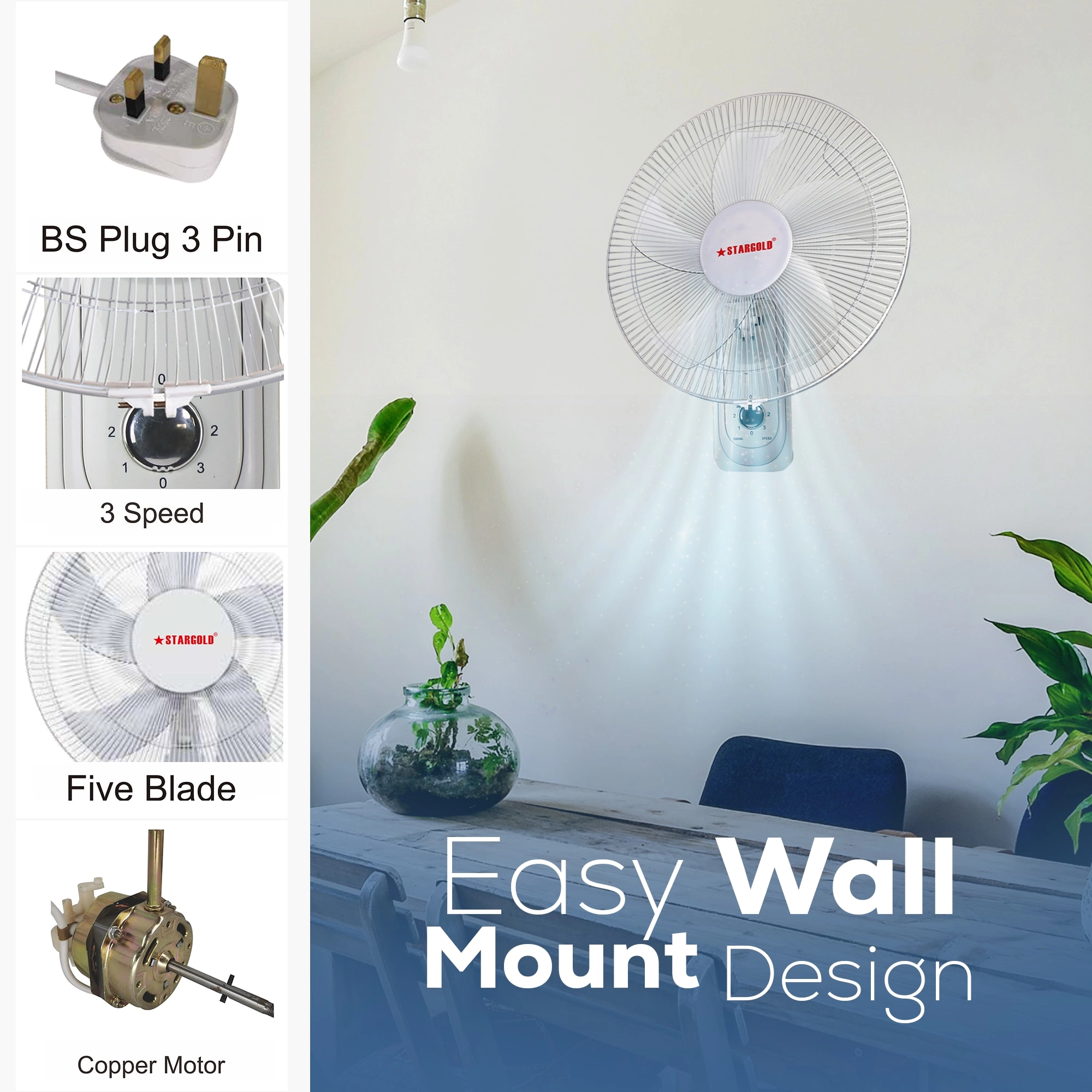 SG-4043 - Wall Mounted 16 Inch