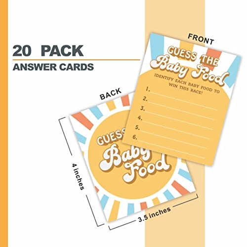 Guess The Baby Food Party Game - 27 piece(s)