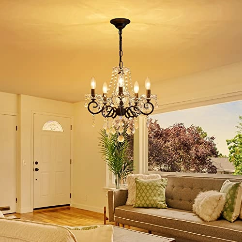 Small Crystal Chandelier