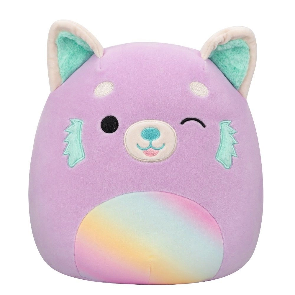 Squishmallows Panda Lexis 30.48 cm Purple Red