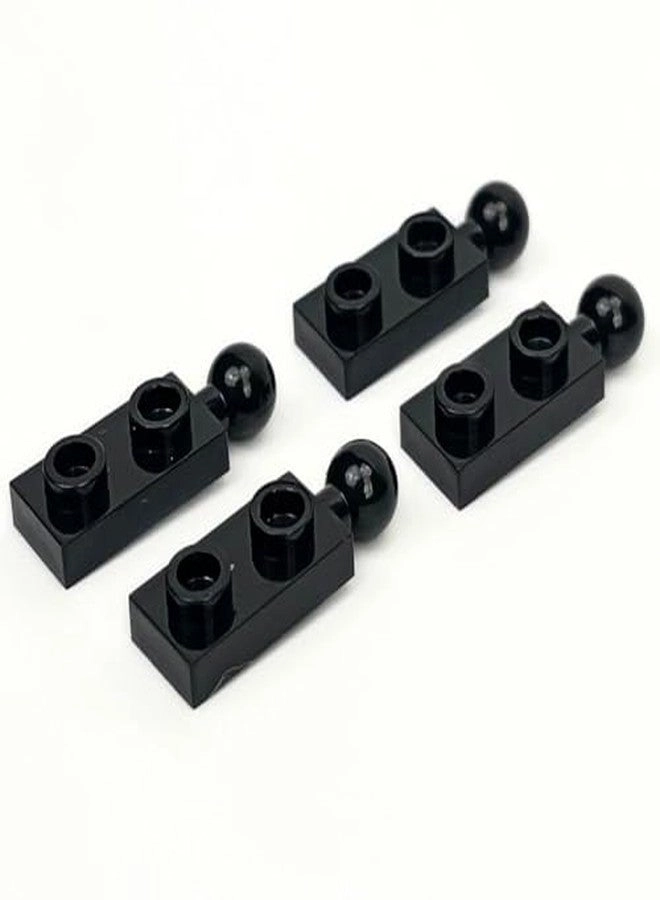 Yellow Tommy Plate Modified 1x2 with Tow Ball End - Pack of 20