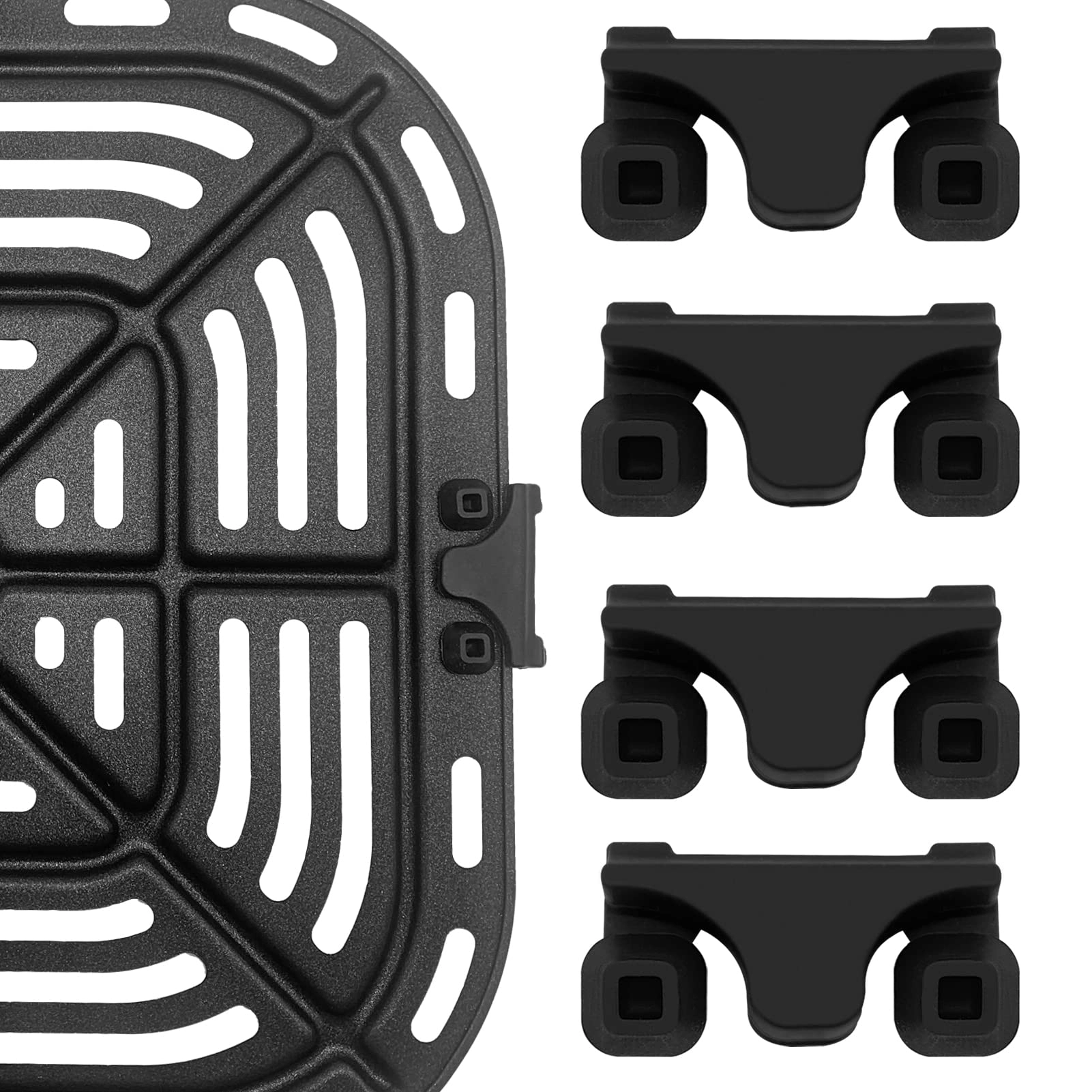 GCQ Air Fryer Rubber Bumpers - Rubber 4 Pieces