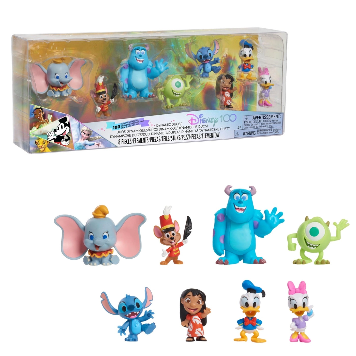Just Play Disney100 Years of Dynamic Duos Celebration Collection Limited Edition - 8 pcs